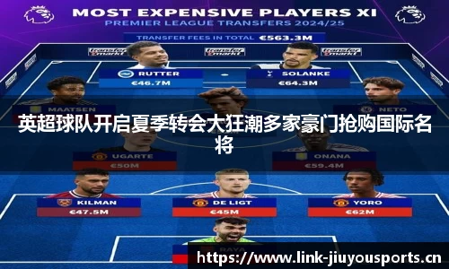 英超球队开启夏季转会大狂潮多家豪门抢购国际名将